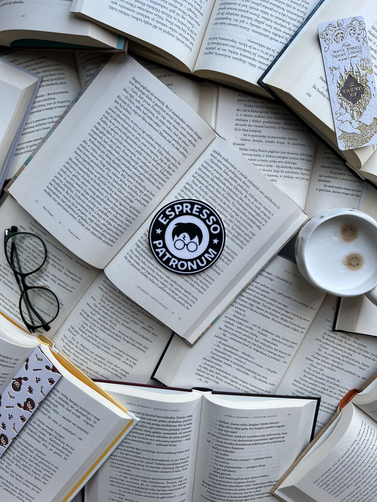 Coaster set of 3 "Espresso Patronum"