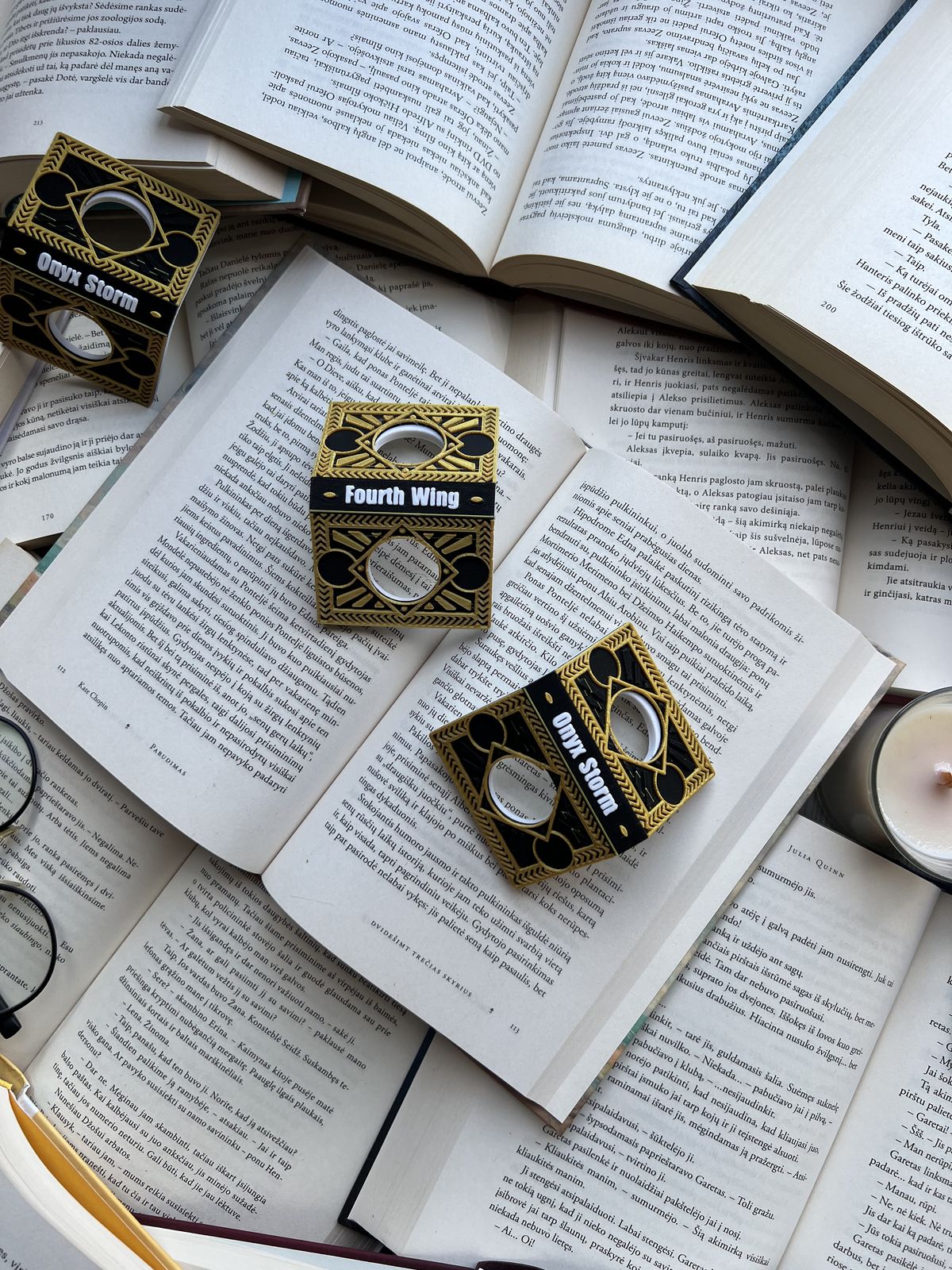 Fourth Wing Hair Pin