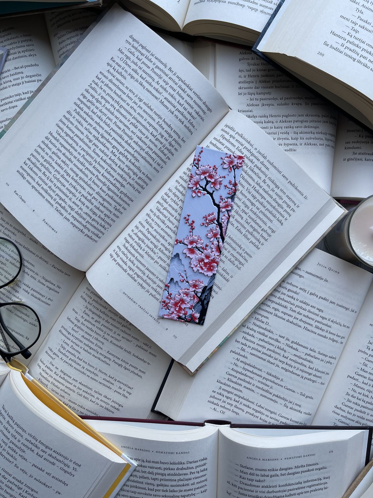 Bookmark "Blooming Flowers"