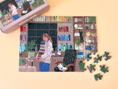 Mini-Puzzle Reading Room, 99 pieces