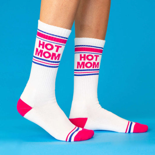 HOT MOM Gym Crew Socks