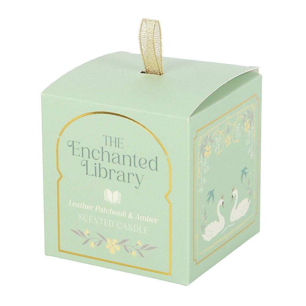 The Enchanted Library Candle – Leather, Patchouli &amp; Amber