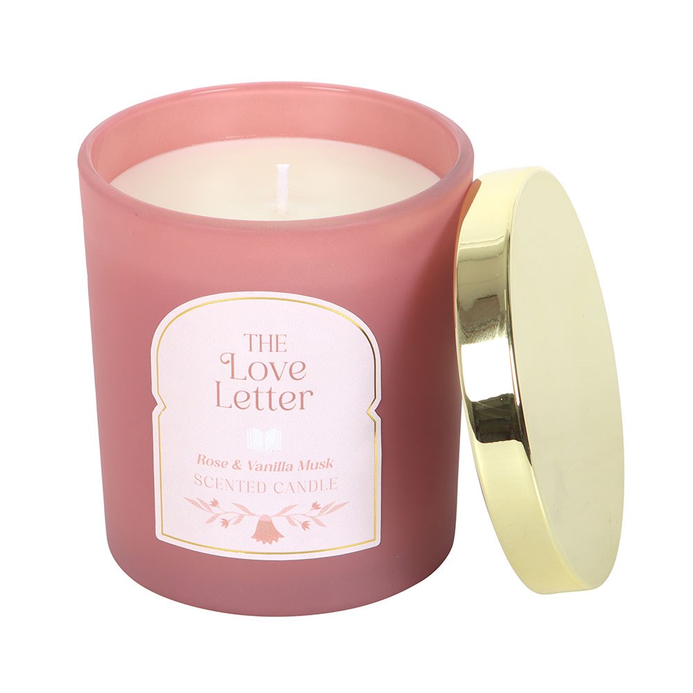 The Love Letter Candle – Rose &amp; Vanilla Musk