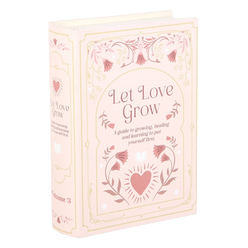 Pink Book Shaped Storage Box – Let Love Grow