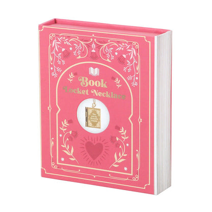 Book Locket Necklace