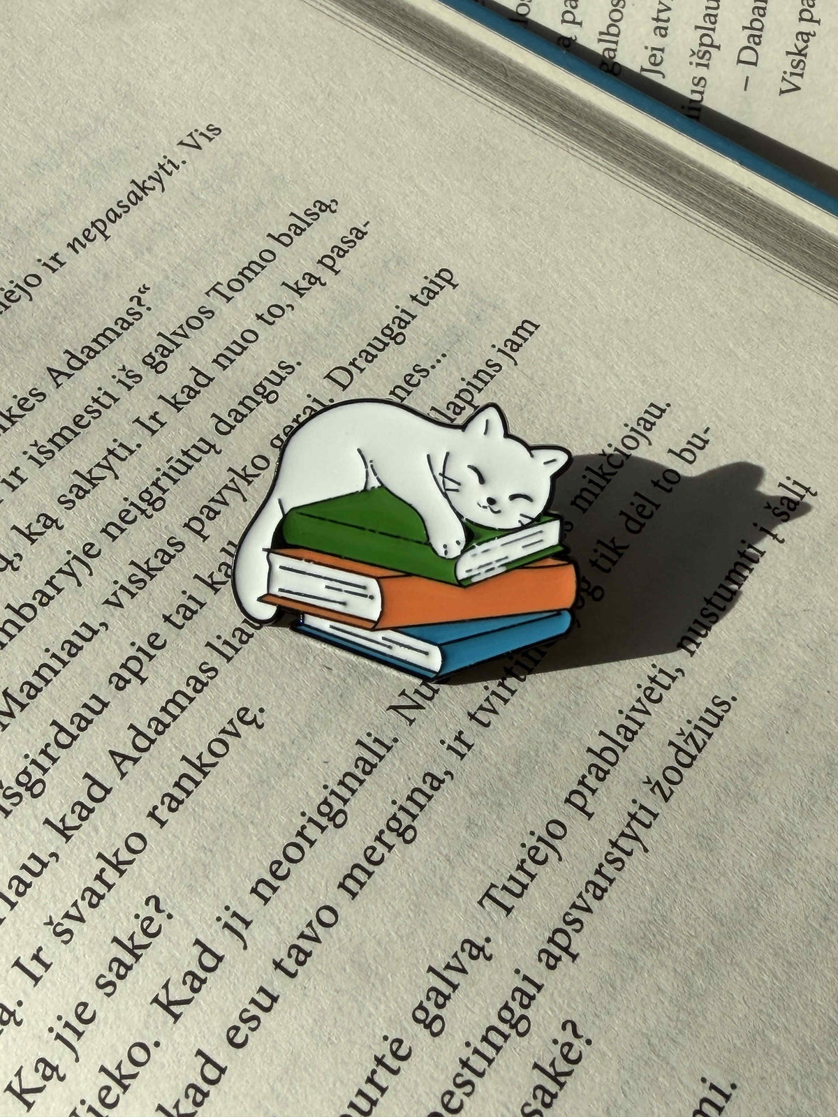 Pins "Cat with book"
