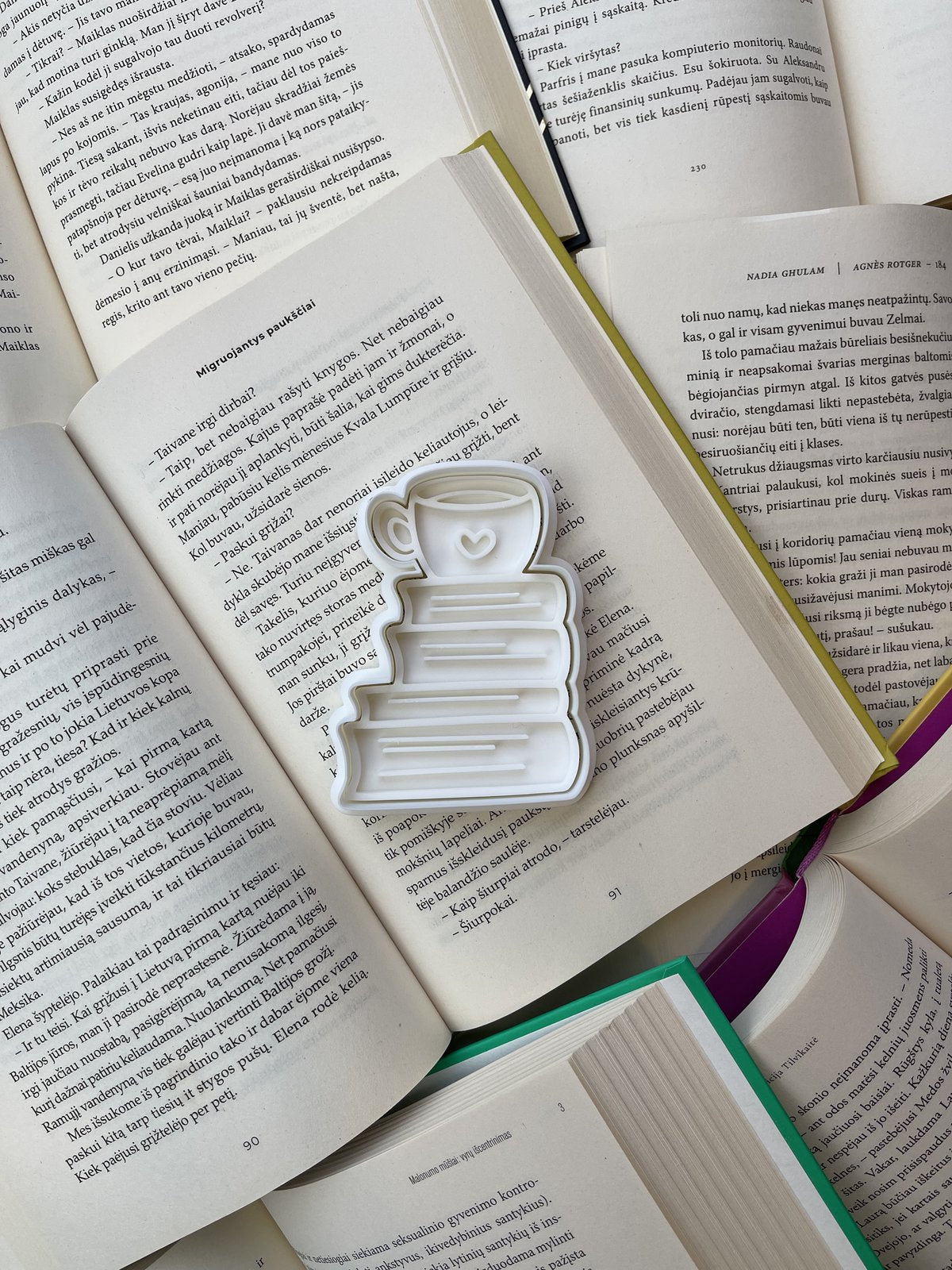 Book Stack Cookies Book Stack Cookie Cutter – Cubis.lt