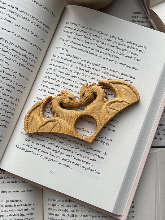 Twin Dragons – Book Page Holder