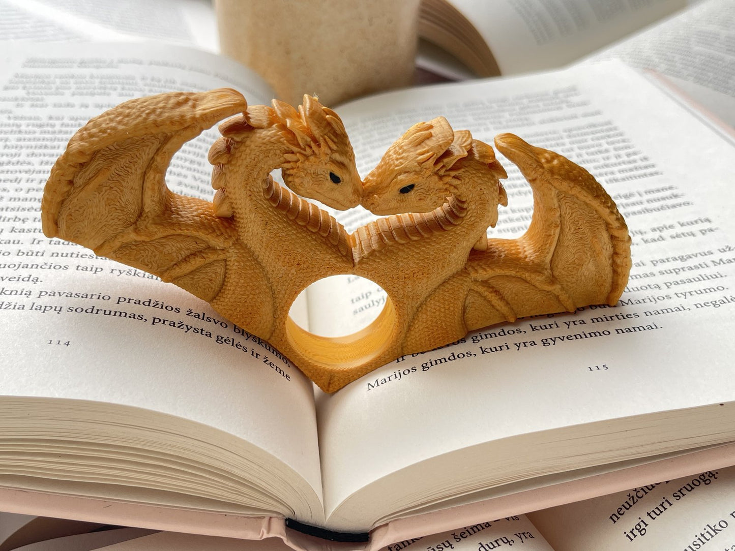 Twin Dragons – Book Page Holder