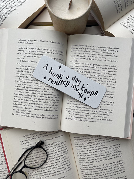 Bookmark “A Book a Day Keeps Reality Away”