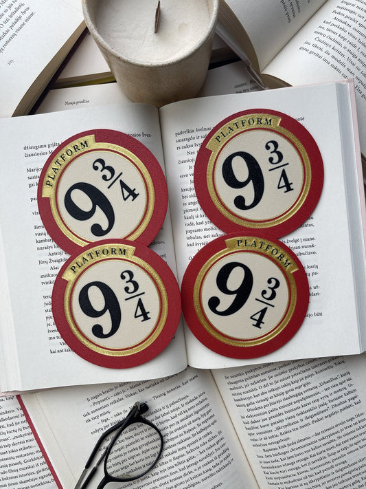 Coaster Set “Platform 9¾”