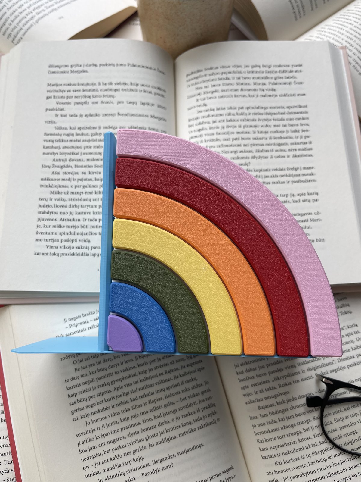 Bookend “Rainbow Cloud”
