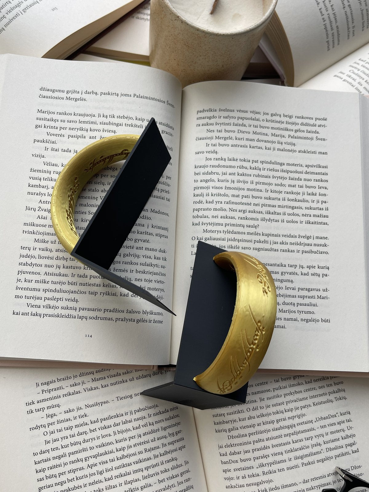 Bookend Set “The One Ring”