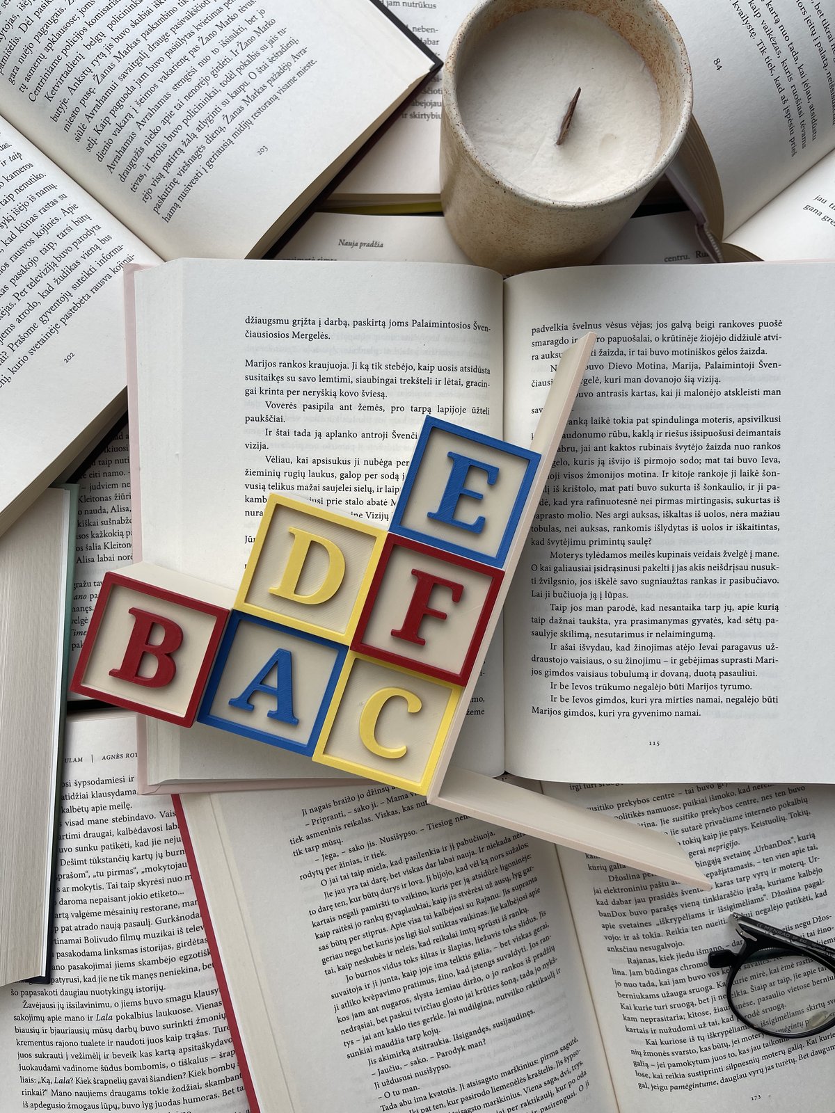 Bookend “Alphabet Blocks”