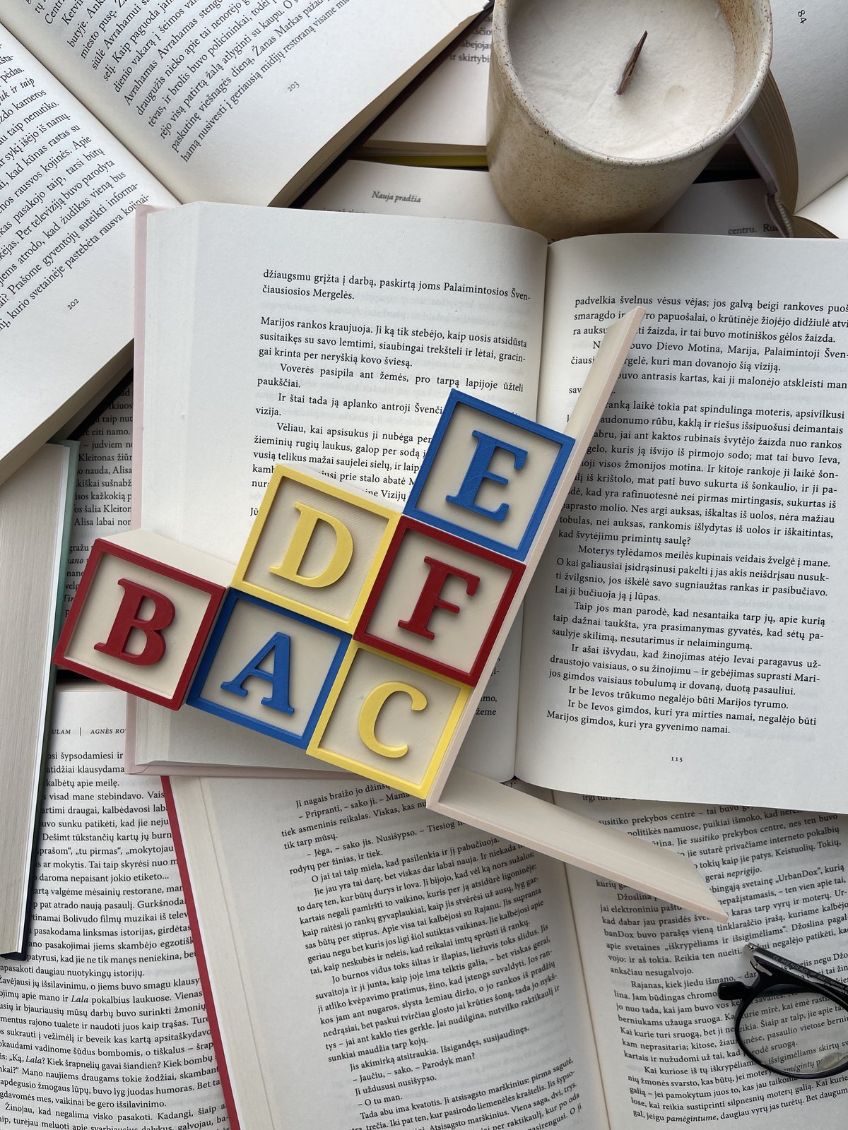 Bookend “Alphabet Blocks”