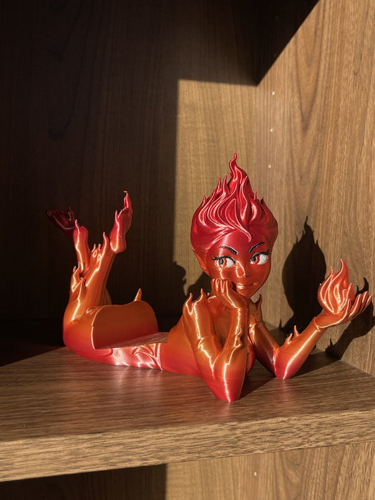 Book Stand “Crescent Flame”