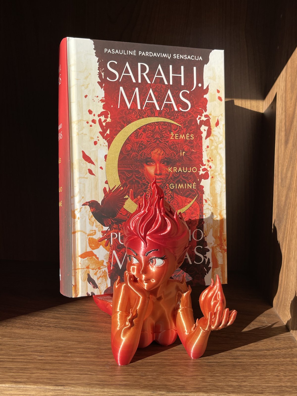 Book Stand “Crescent Flame”