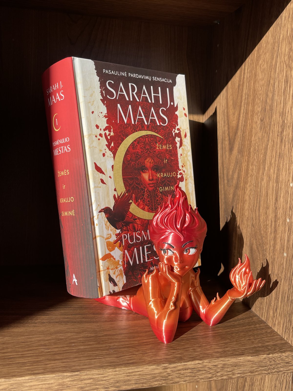 Book Stand “Crescent Flame”