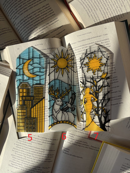 Stained Glass Windows for Booknook Decor