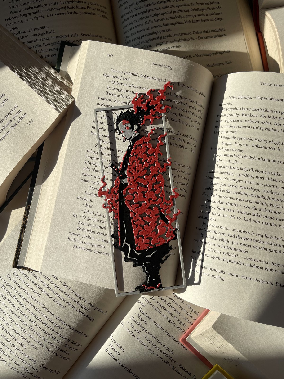 Bookmark “Flame Silhouette”