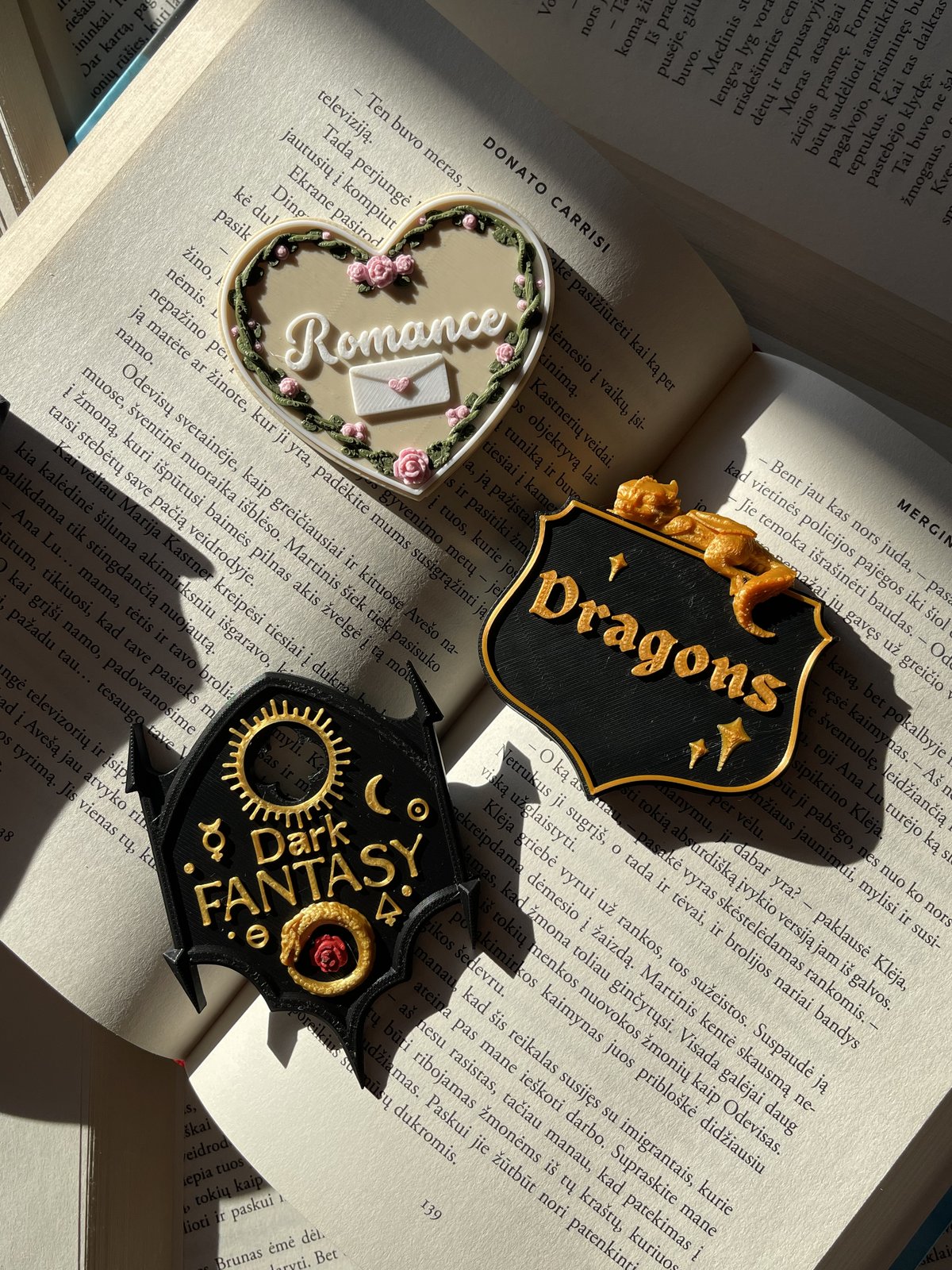 Bookshelf Signs – Romance Collection