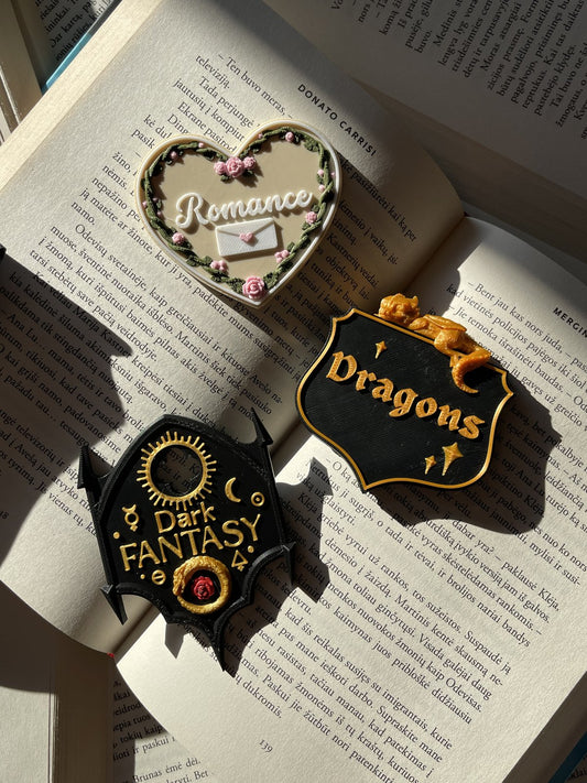 Bookshelf Signs – Romance Collection