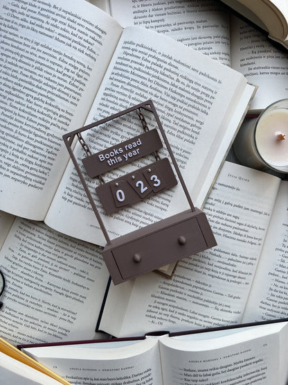 Book counter "Books read this year"