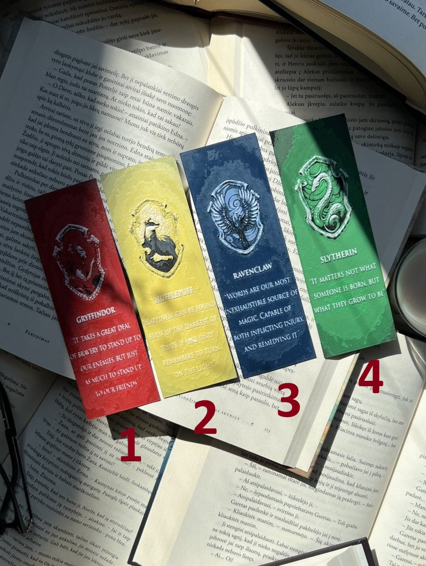 Bookmark "Harry Potter Flags"