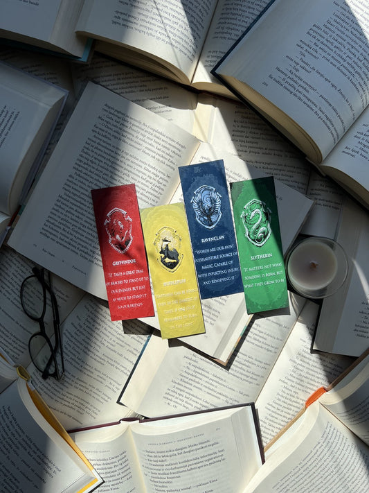Bookmark "Harry Potter Flags"