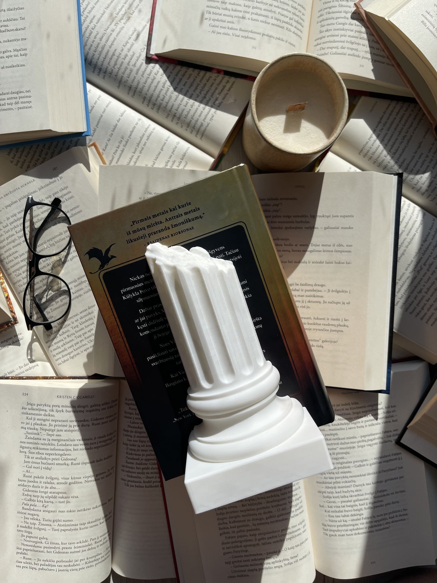 Bookend "Broken Column"