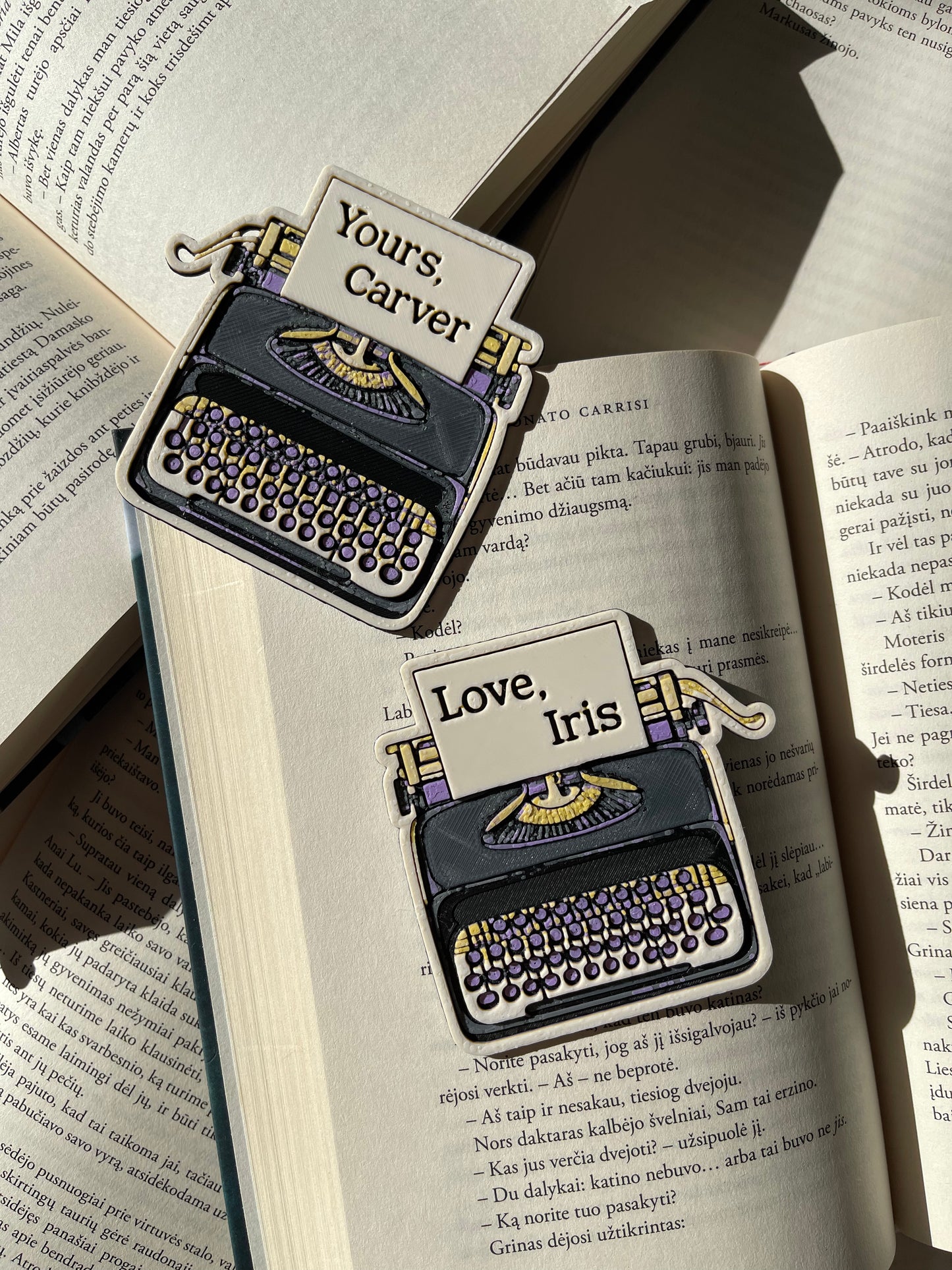 Bookmark Set “Typewriter Notes”