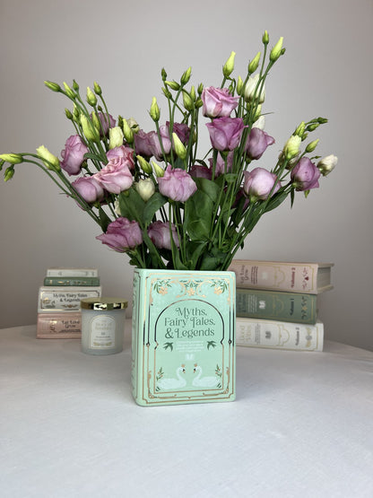 Green Book Shaped Vase