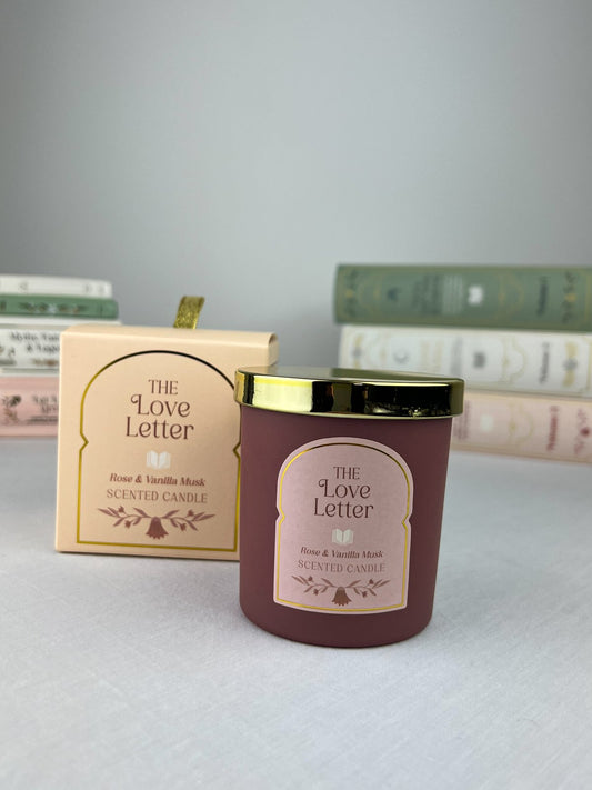 The Love Letter Candle – Rose &amp; Vanilla Musk
