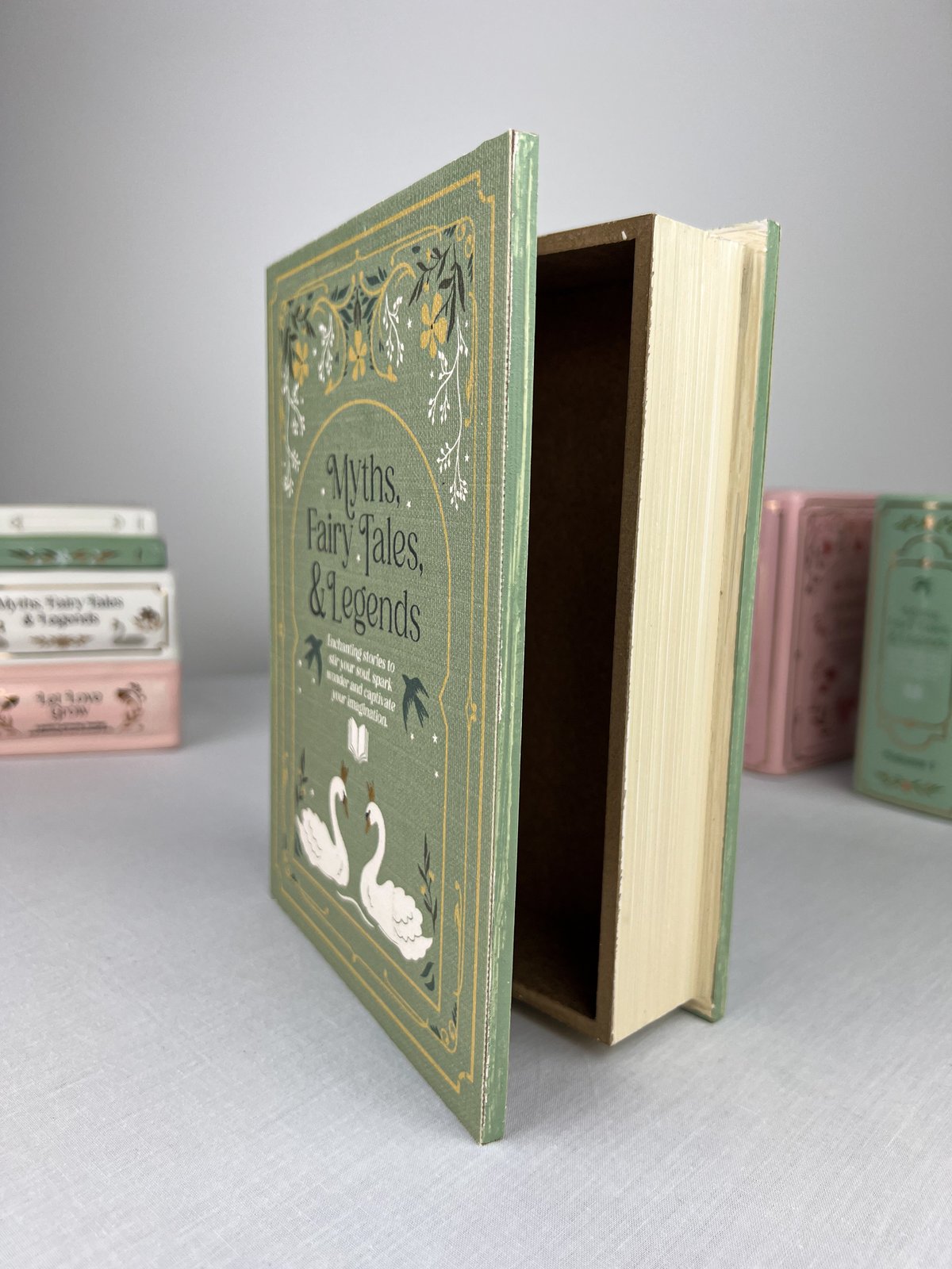 Green Book Shaped Storage Box – Myths, Fairy Tales & Legends