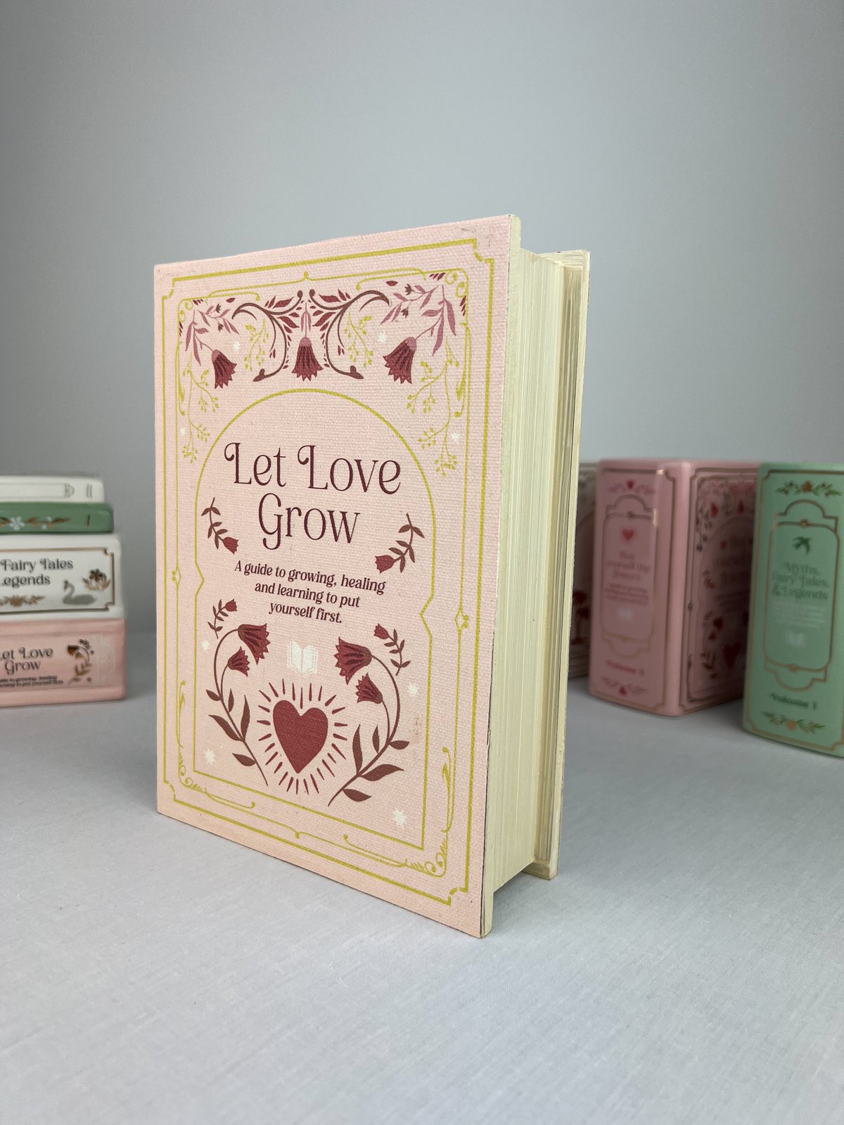 Pink Book Shaped Storage Box – Let Love Grow