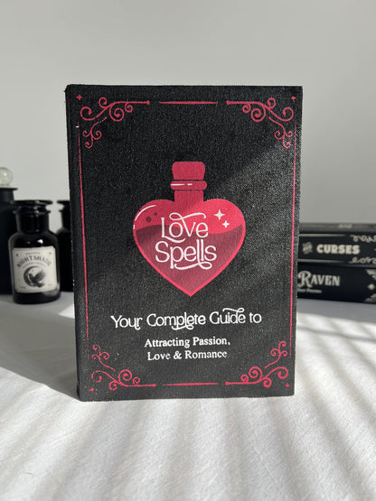 Love Spells Book Shaped Storage Box