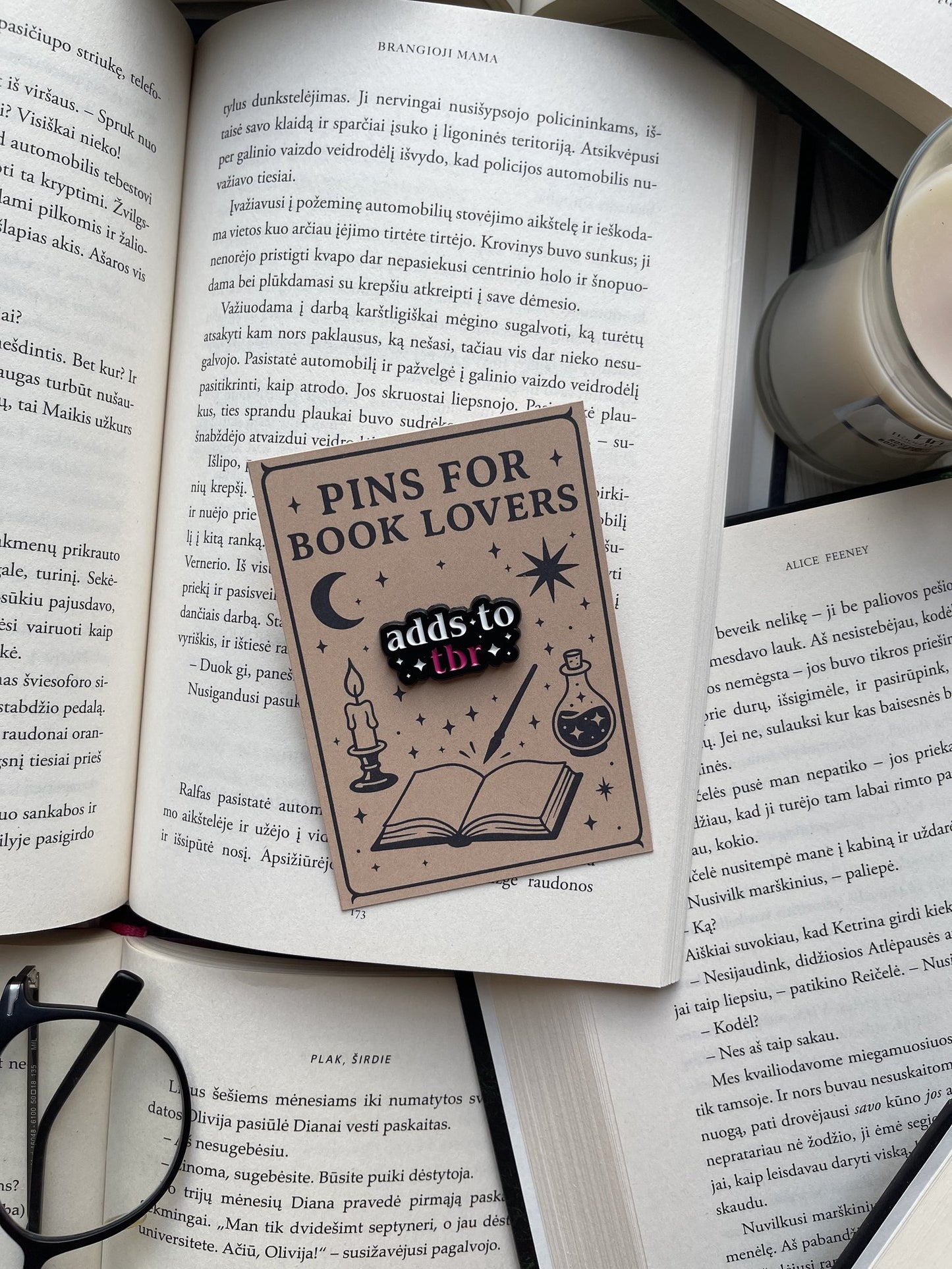 Pins "adds to TBR"