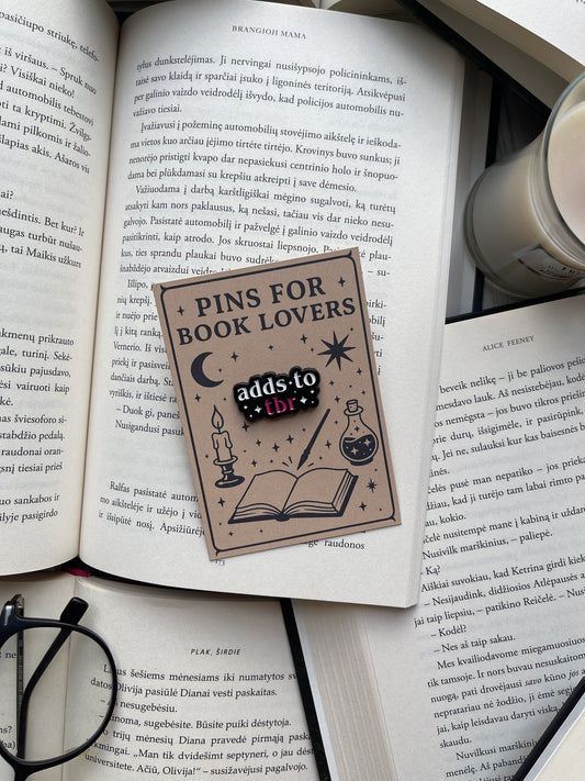 Pins "adds to TBR"