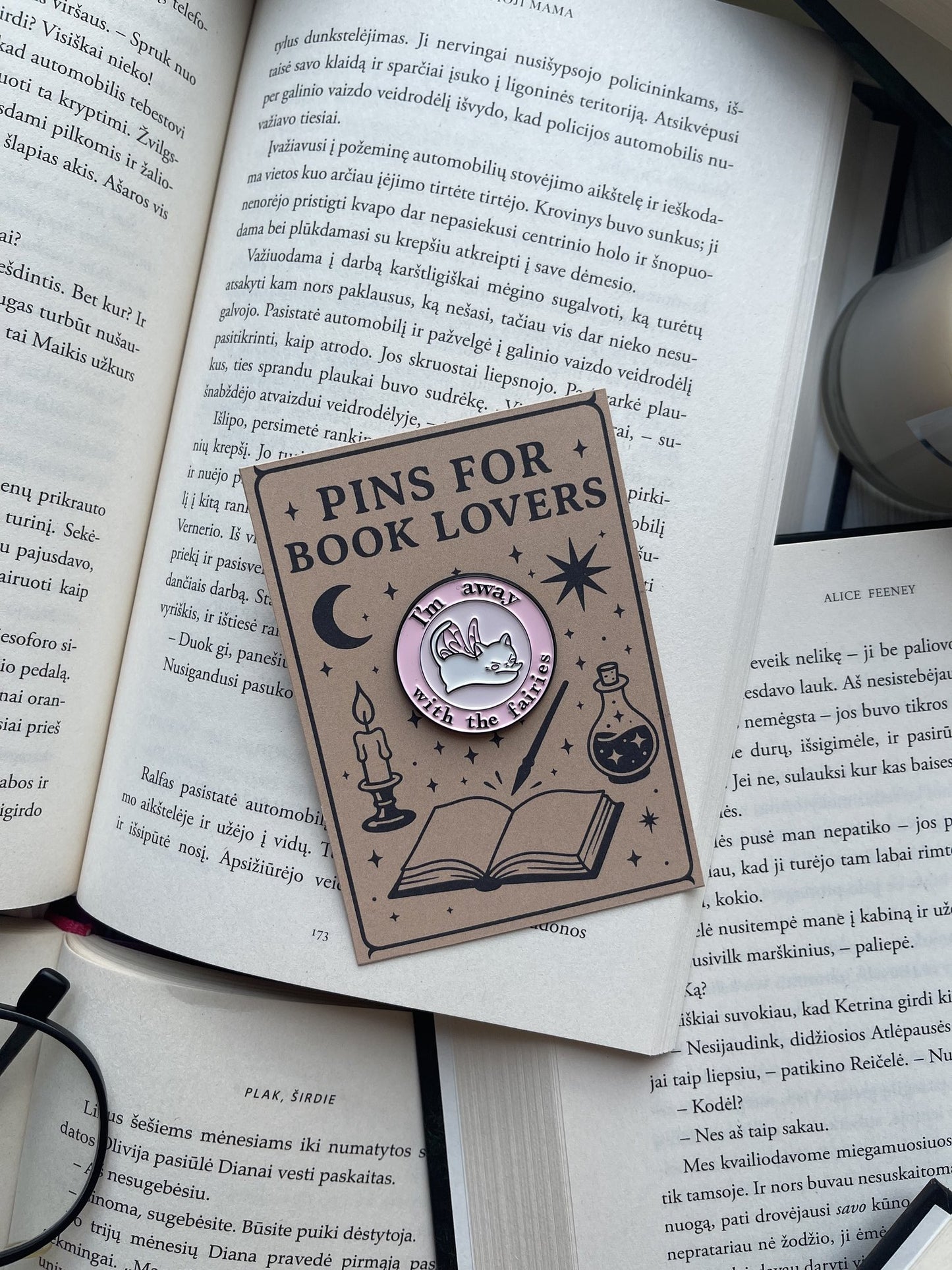 Pins "I'm away with the fairies"