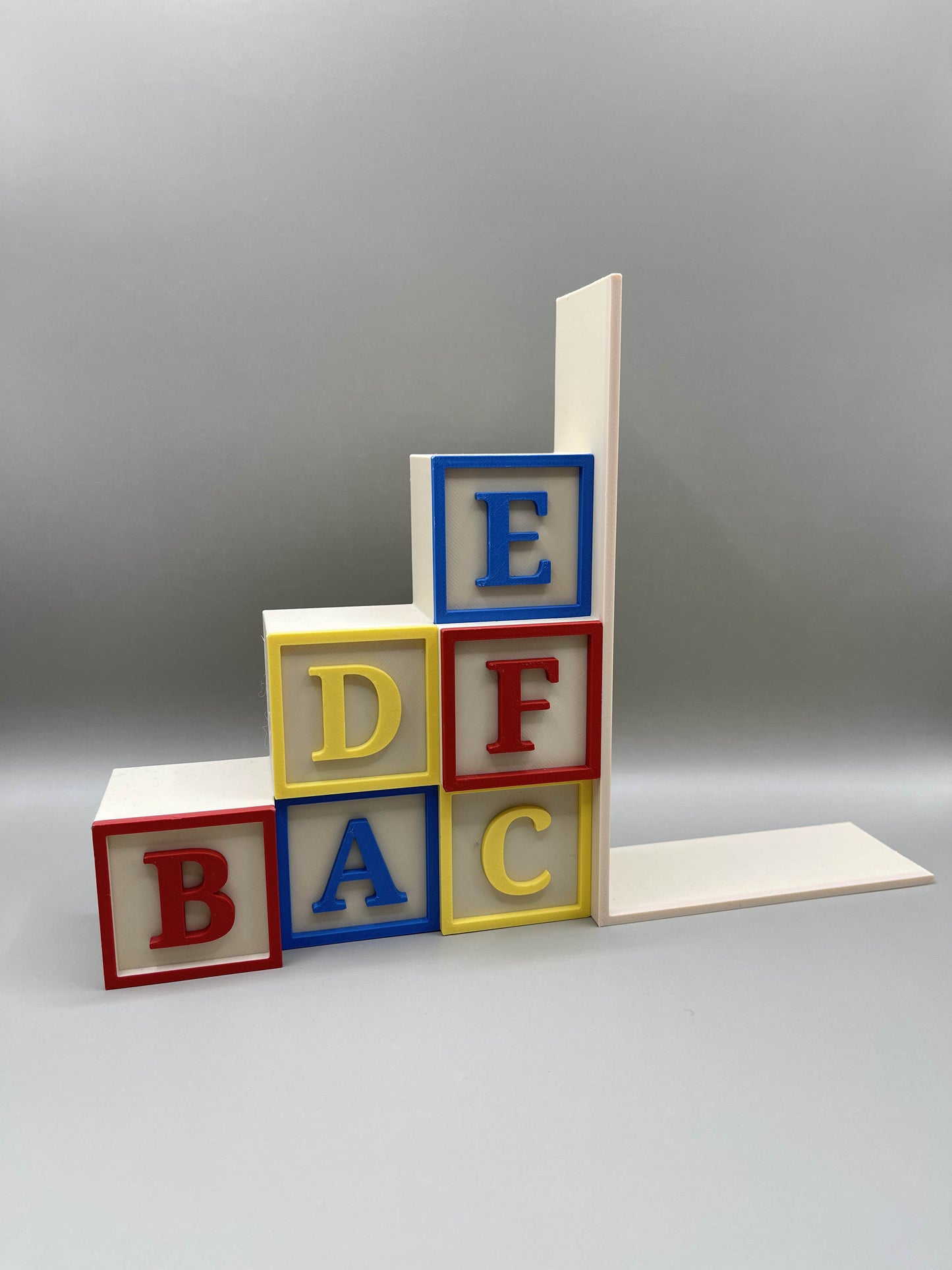 “Alphabet Blocks” Bookend – Minor Defect