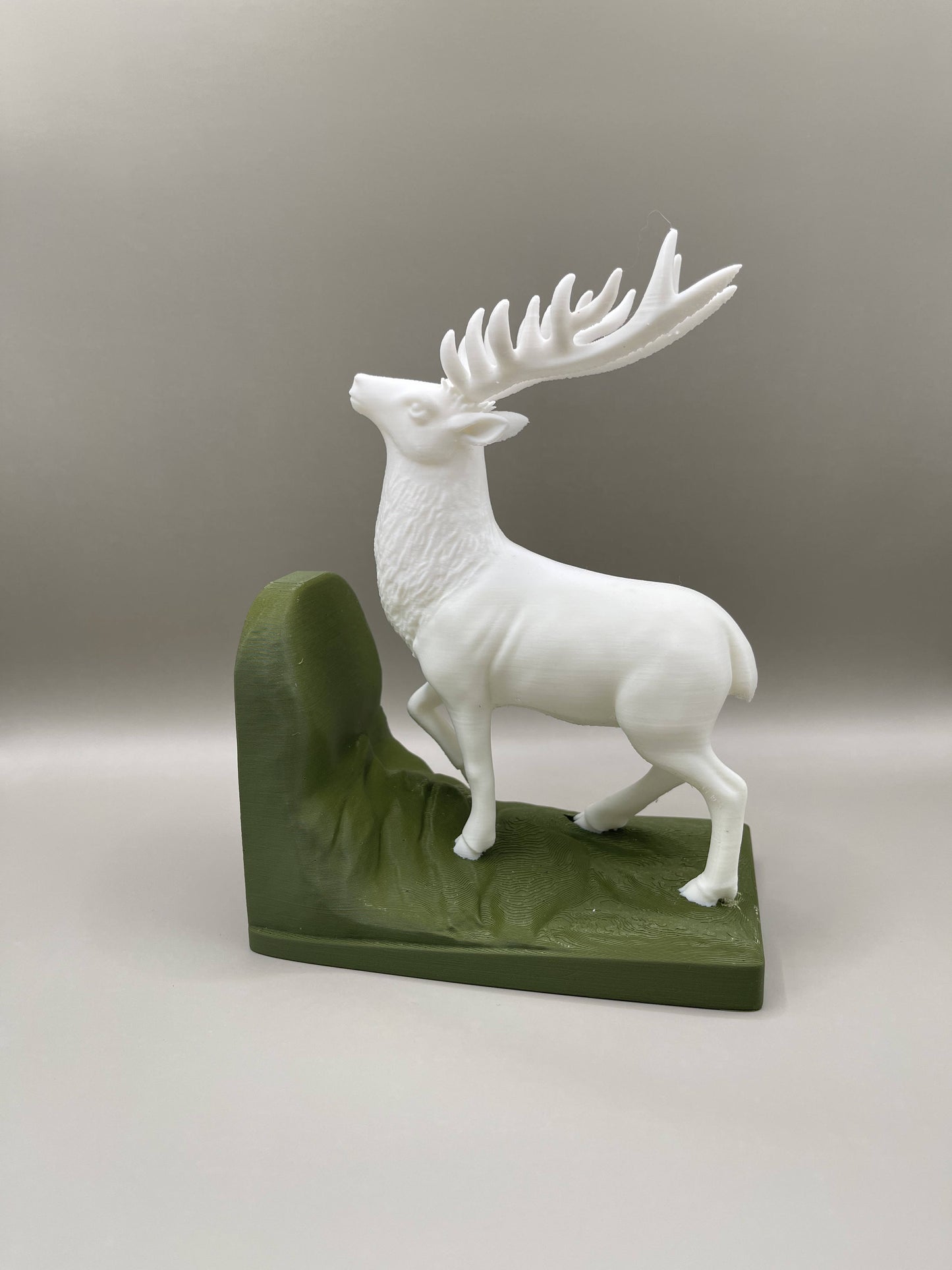 Custom Deer Bookend – Minor Defect (Paint Imperfection)