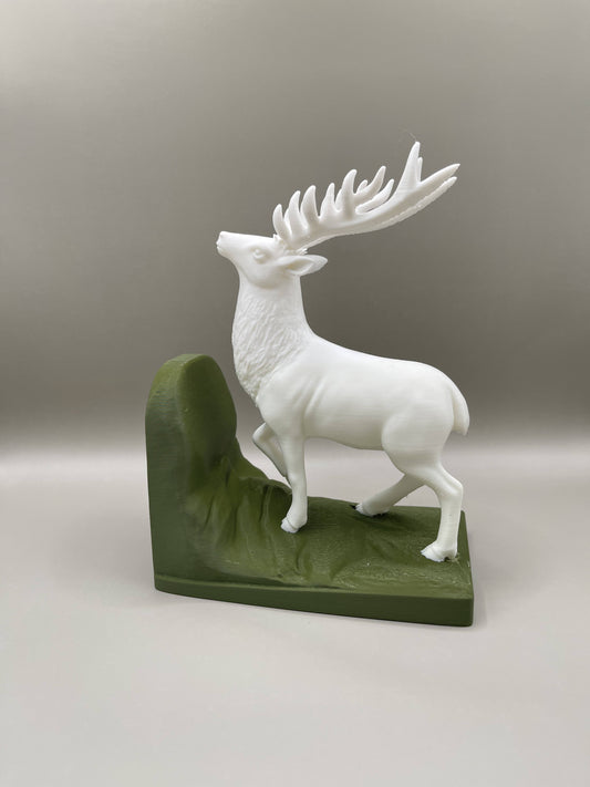 Custom Deer Bookend – Minor Defect (Paint Imperfection)