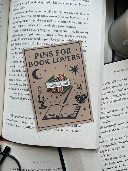 Pins "Book Nerd"