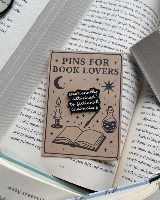 Pins "emotionally attached to fictional characters"