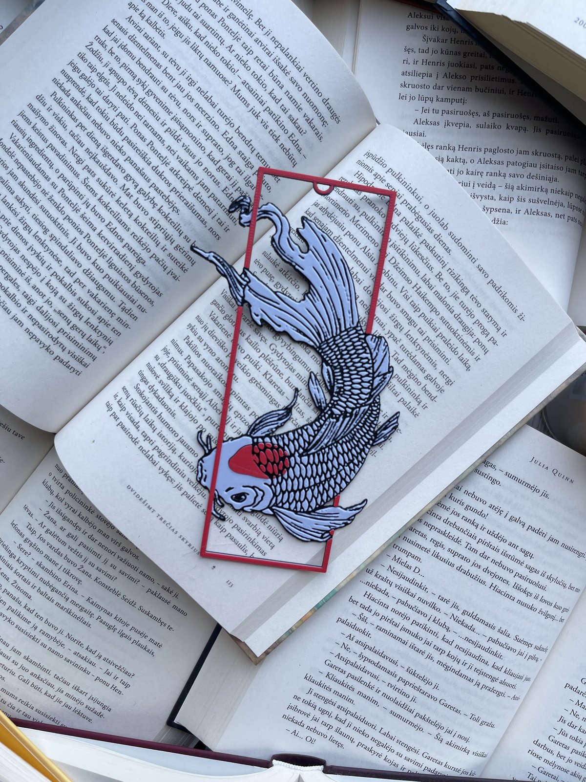 Bookmark "Tancho Koi"