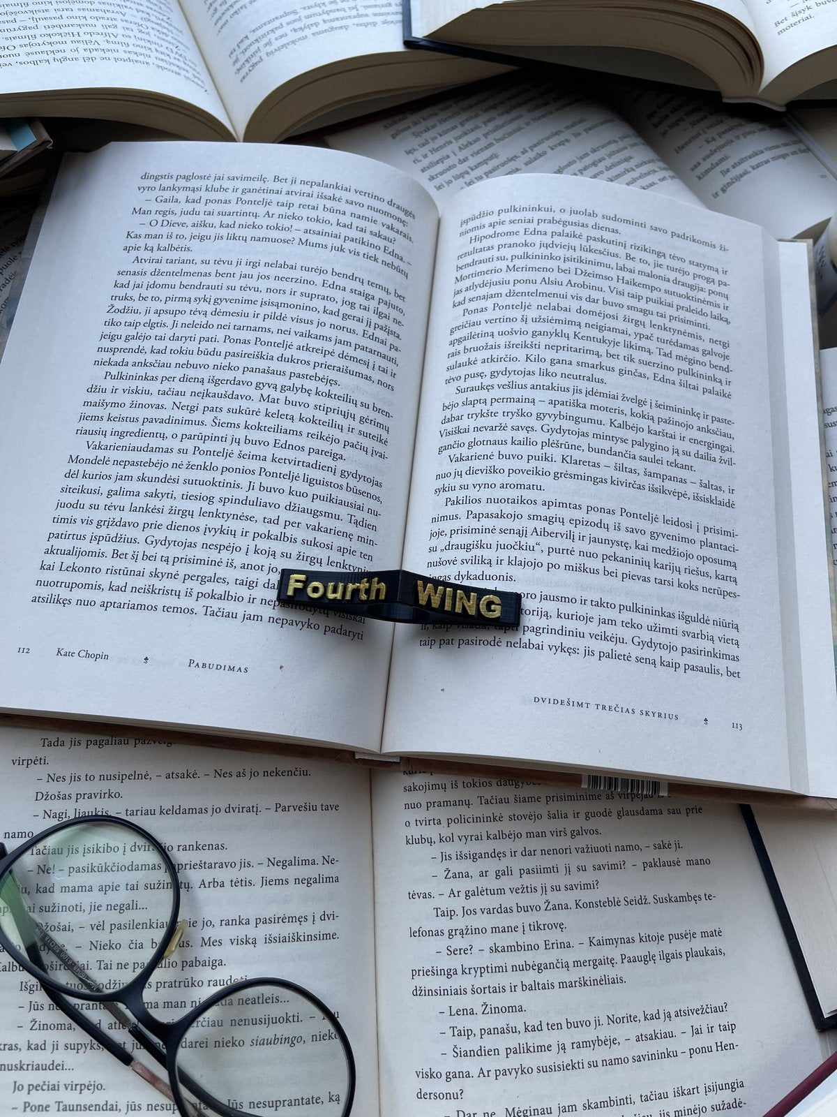 Fourth Wing Book Page Holder