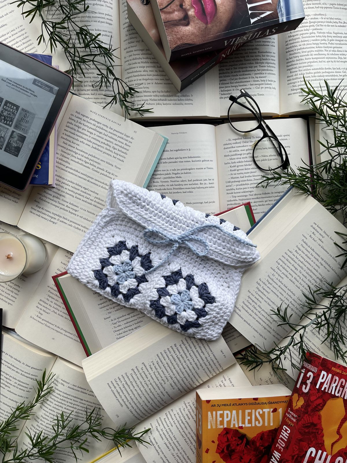 Crochet Sleeve "Frost"