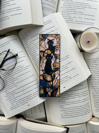 Bookmark "Two Black Cats"