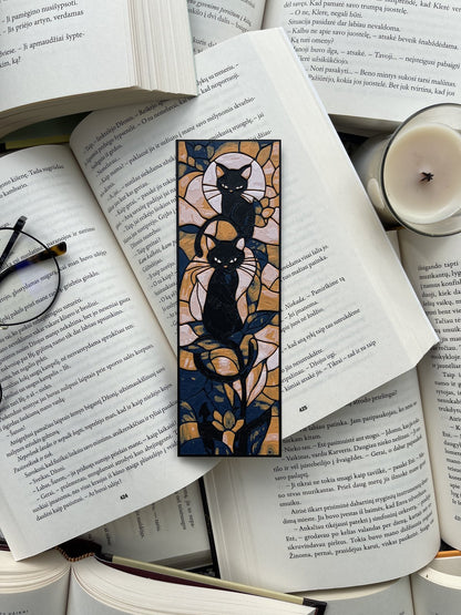 Bookmark "Two Black Cats"