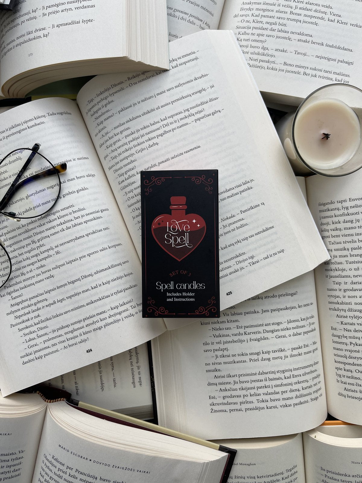 Love Spell Candle Set